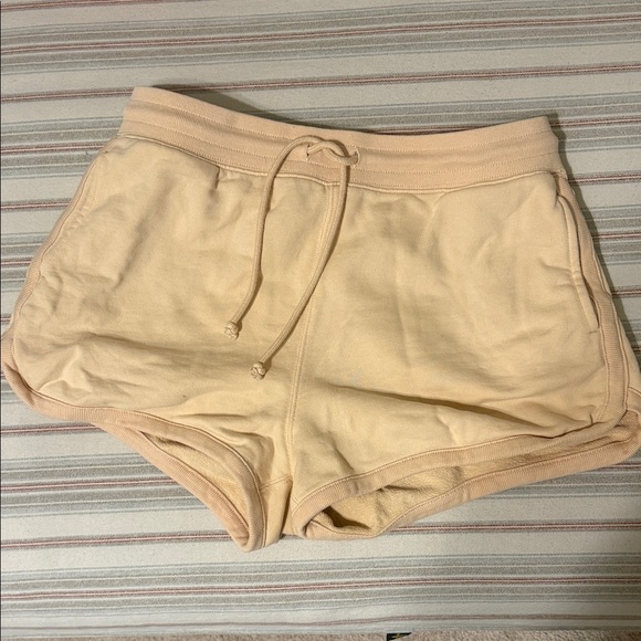J. Crew Pants - J. Crew Women's Cream cozy Shorts with pockets